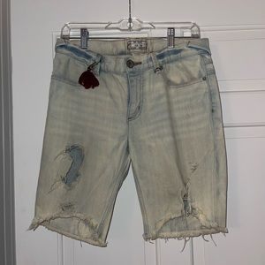Free people denim shorts